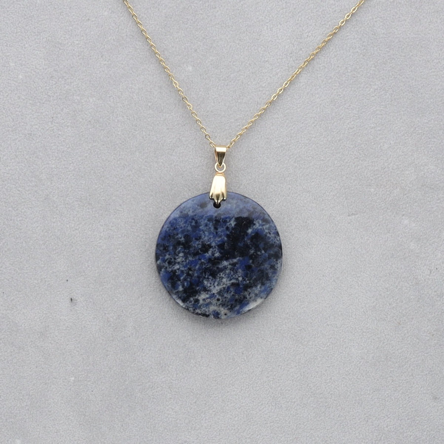 Dumortiérite Cabochon percé 17