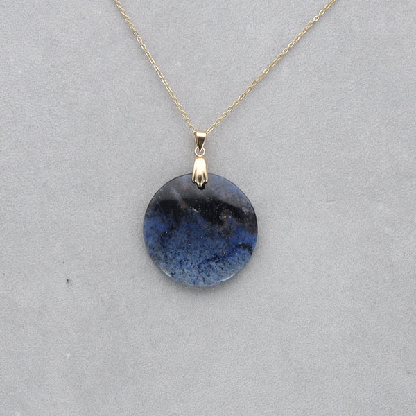 Dumortiérite Cabochon percé 18