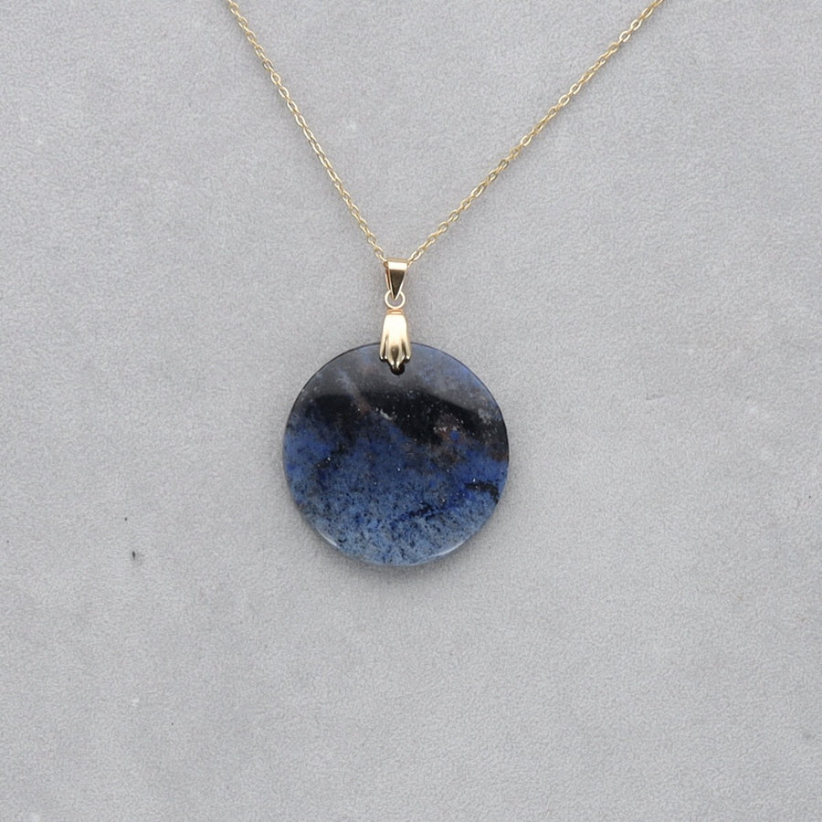 Dumortiérite Cabochon percé 18