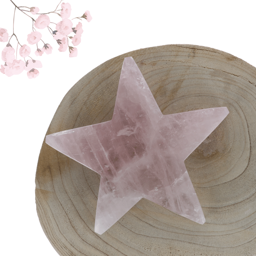 Etoile Quartz rose 0.945kg