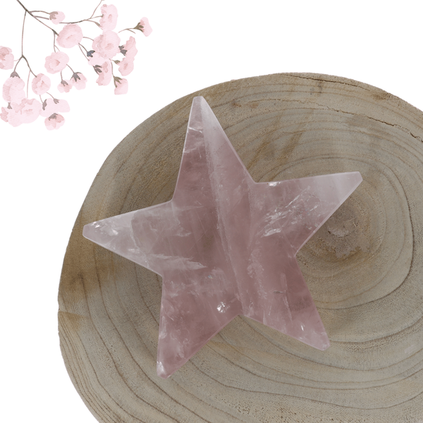 Etoile Quartz rose 0.960kg