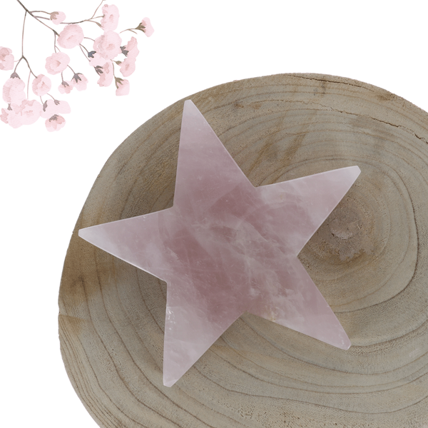 Etoile Quartz rose 0.840kg