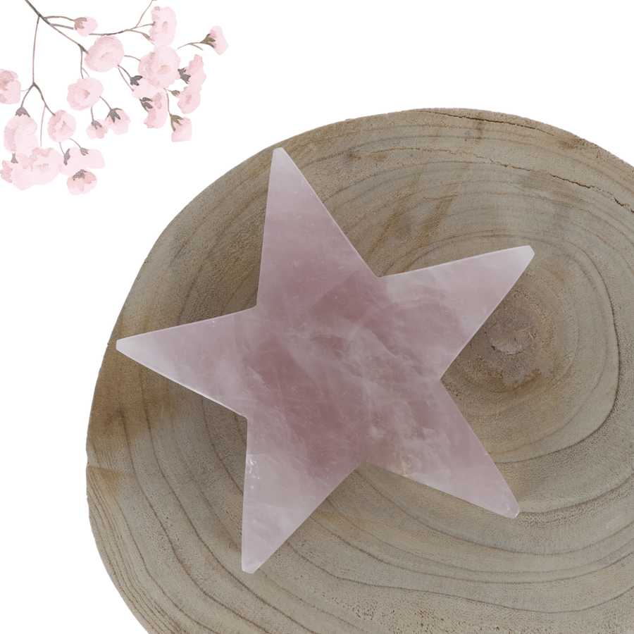 Etoile Quartz rose 0.840kg