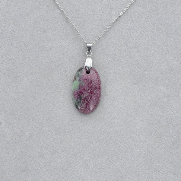 Fuschite Rubis Cabochon percé 71