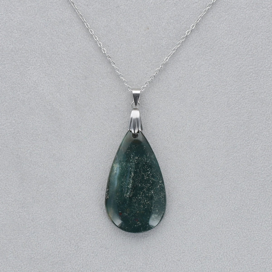 Héliotrope Cabochon percé 10