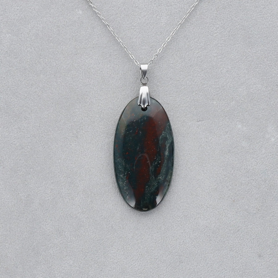 Héliotrope Cabochon percé 22