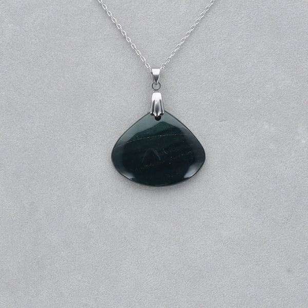 Héliotrope Cabochon percé 24