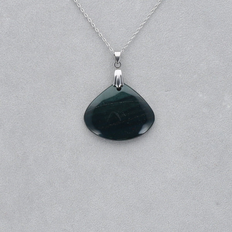 Héliotrope Cabochon percé 24