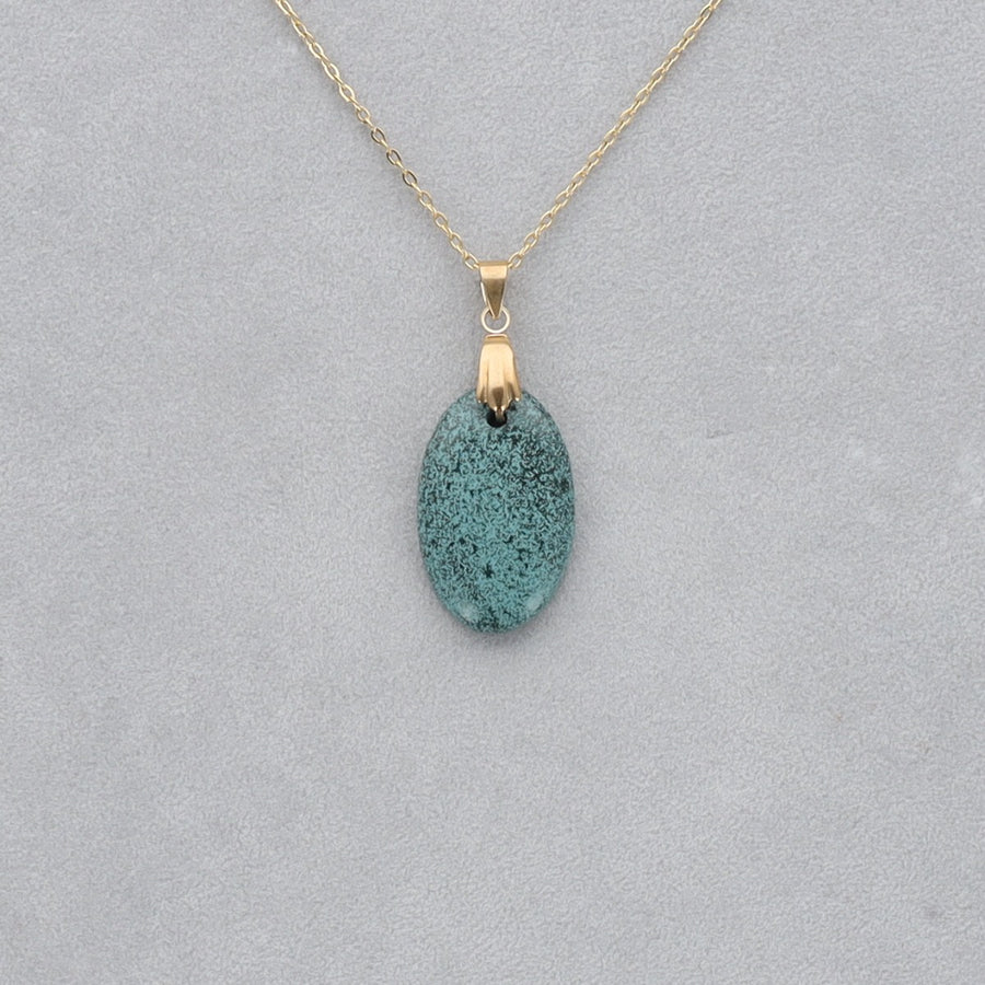 Héliotrope Cabochon percé 31