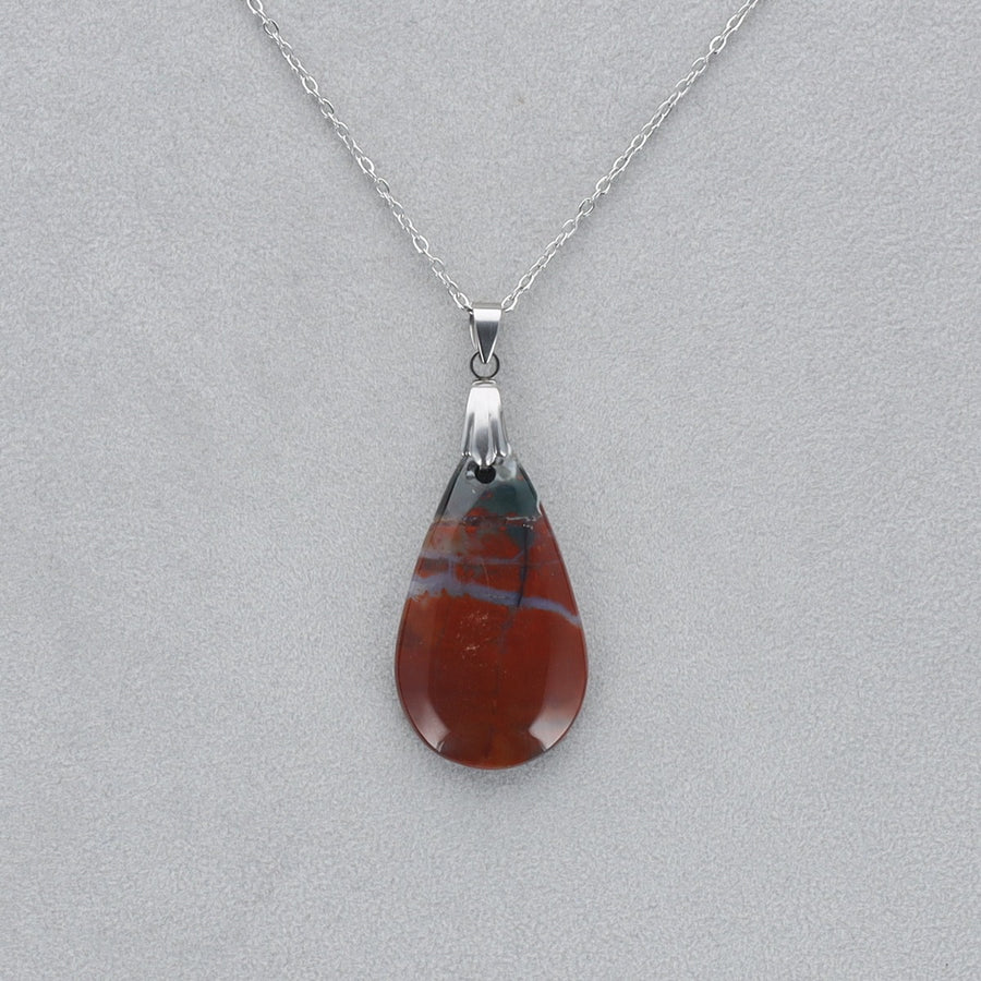 Héliotrope Cabochon percé 8