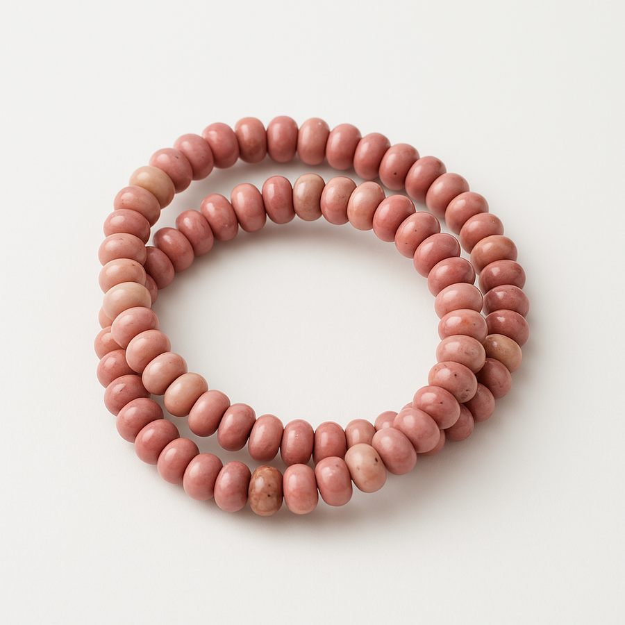 Rhodochrosite (abacus)