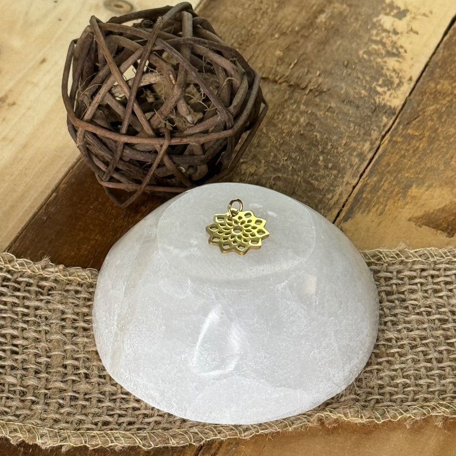 Fleur vie INOX (Argentée, Dorée ou Rose)