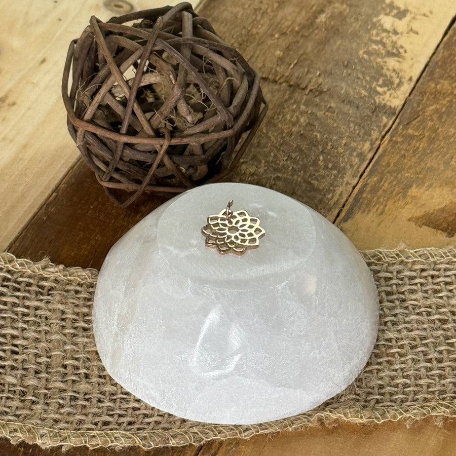 Fleur vie INOX (Argentée, Dorée ou Rose)
