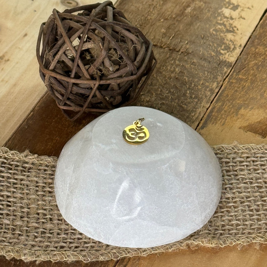 Ohm médaillon INOX (Argentée ou Dorée)