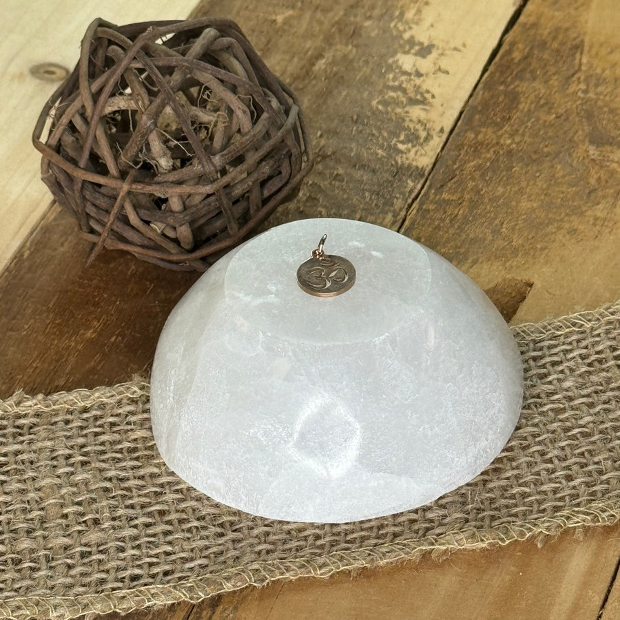 Ohm médaillon rose