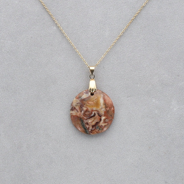 Jaspe Léopard Cabochon percé 20