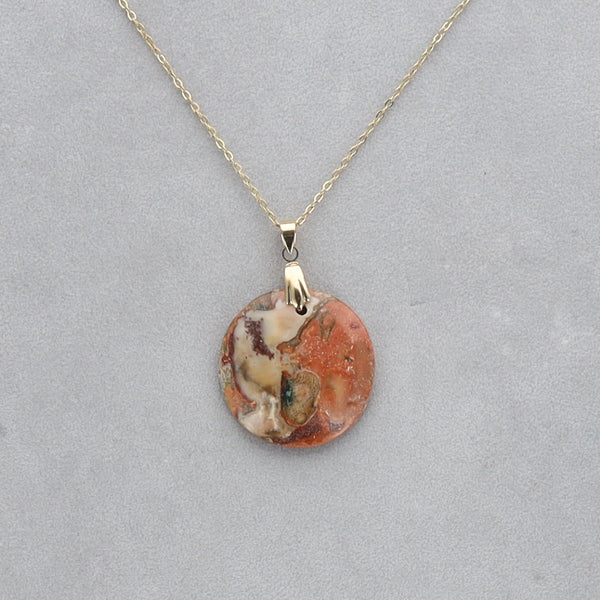 Jaspe Léopard Cabochon percé 27