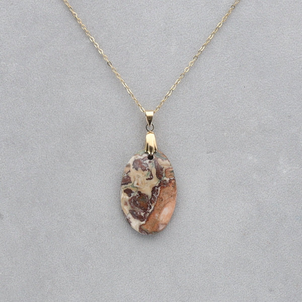 Jaspe Léopard Cabochon percé 28