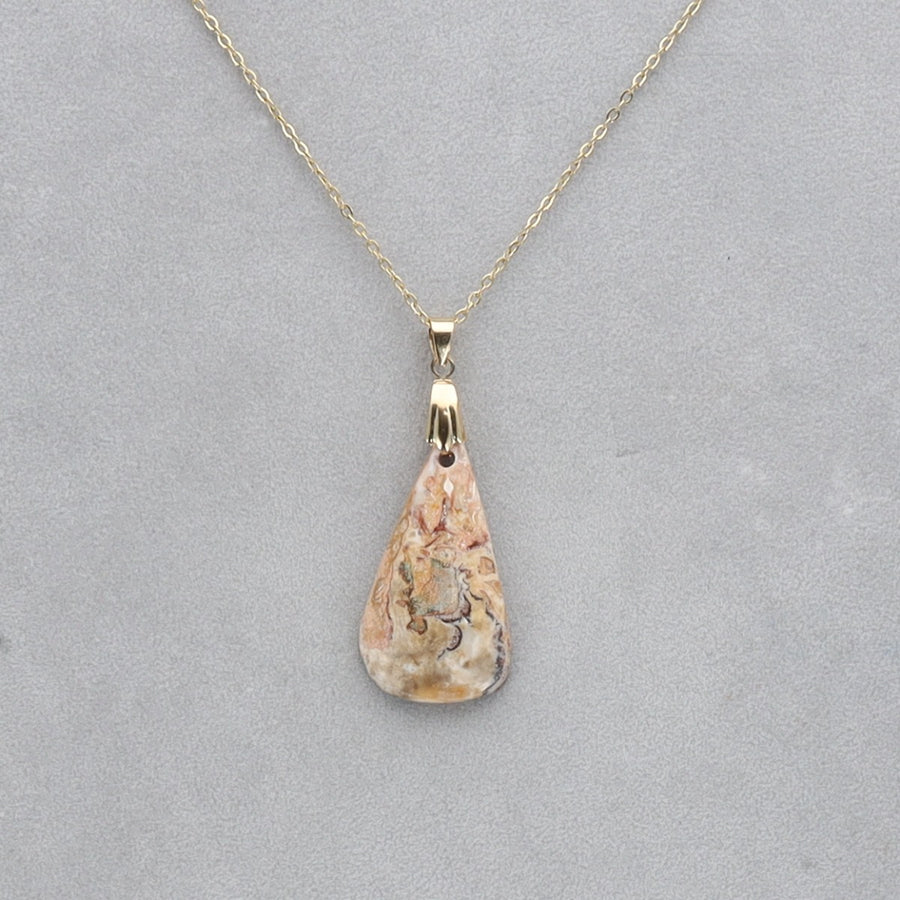 Jaspe Léopard Cabochon percé 29
