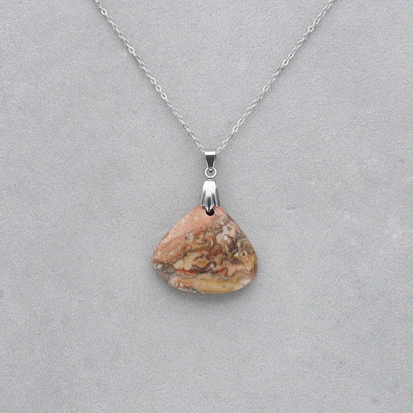Jaspe Léopard Cabochon percé 7