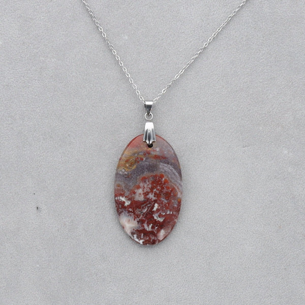 Jaspe Brechique Cabochon percé 29