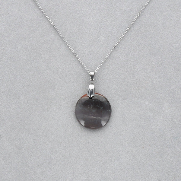Jaspe Polychrome Cabochon percé 21