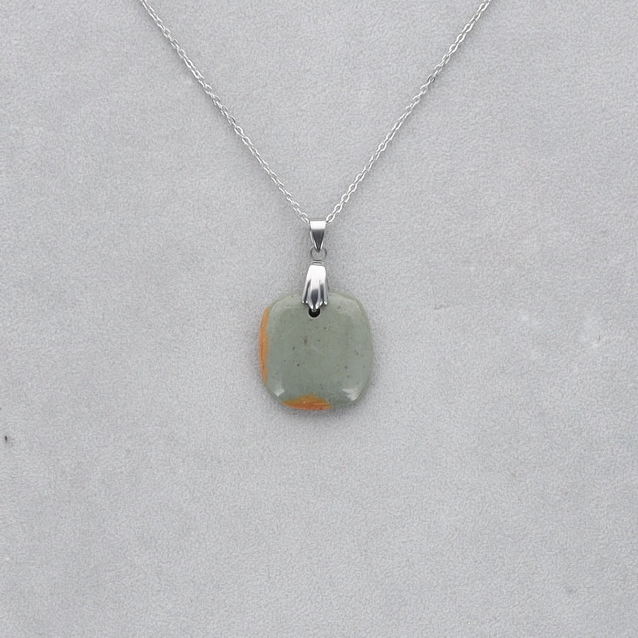 Jaspe Polychrome Cabochon percé 24
