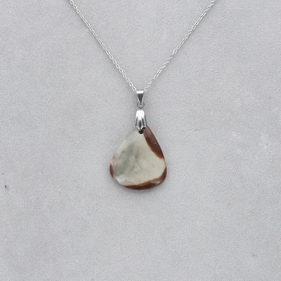 Jaspe Polychrome Cabochon percé 25