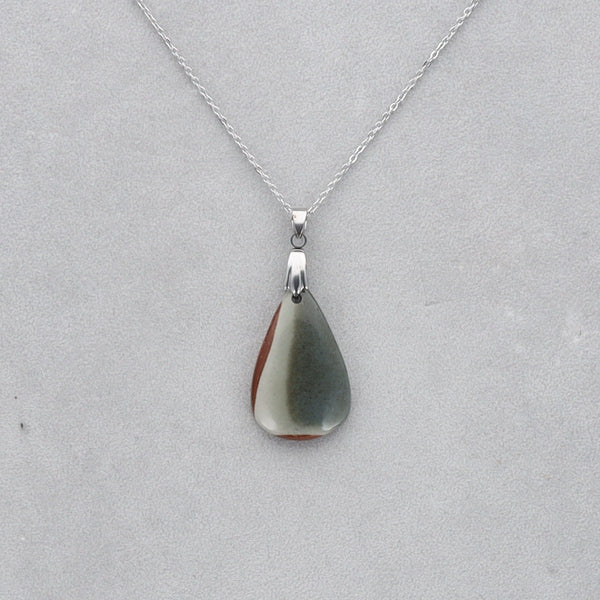 Jaspe Polychrome Cabochon percé 29