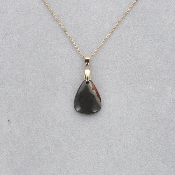Jaspe Polychrome Cabochon percé 39