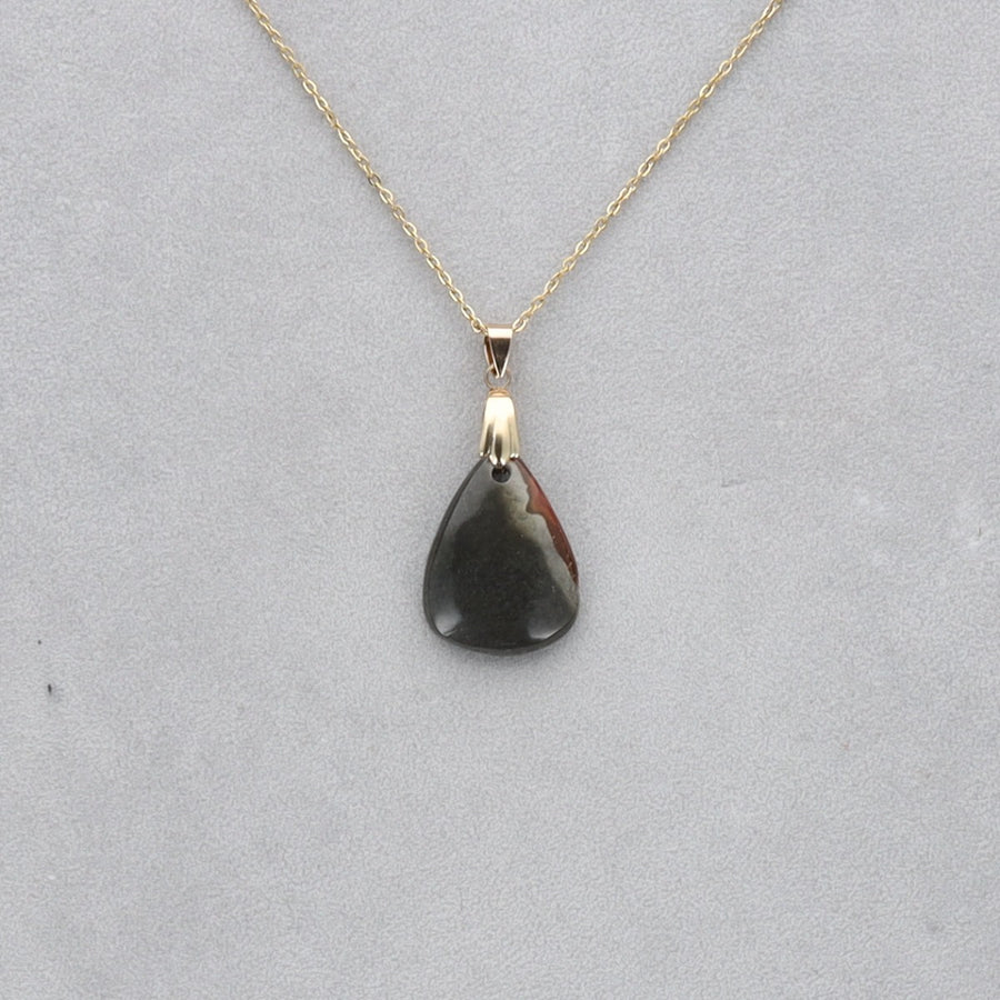 Jaspe Polychrome Cabochon percé 39
