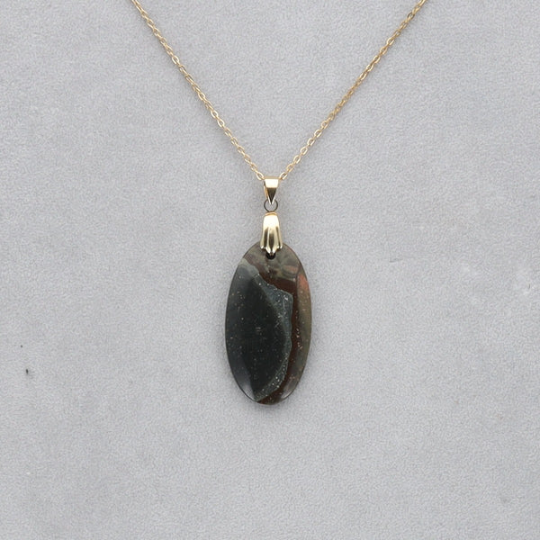 Jaspe Polychrome Cabochon percé 40