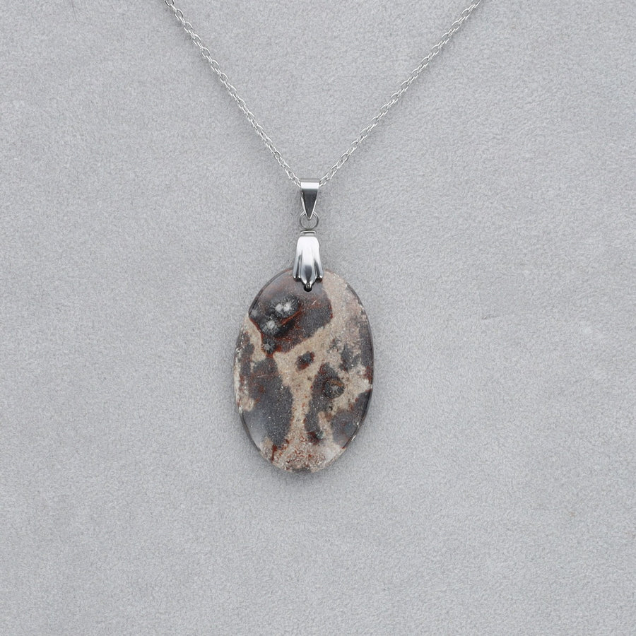 Jaspe Viper Cabochon percé 17