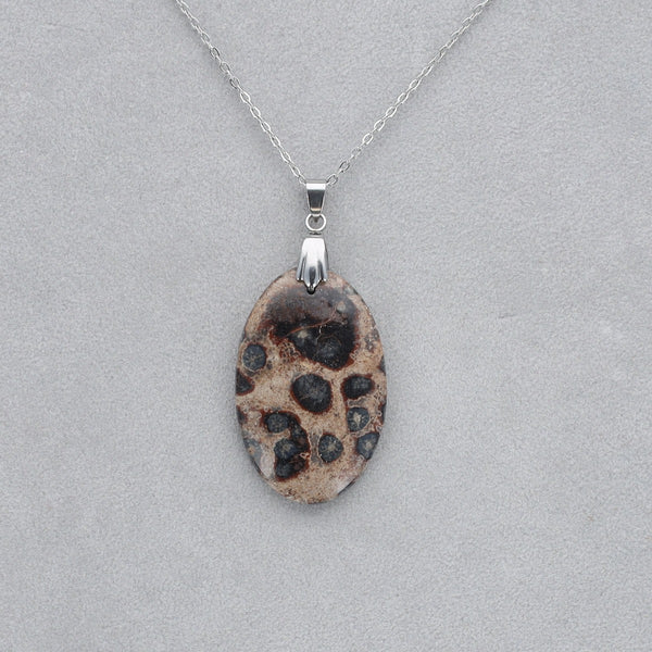 Jaspe Viper Cabochon percé 21