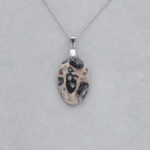 Jaspe Viper Cabochon percé 24
