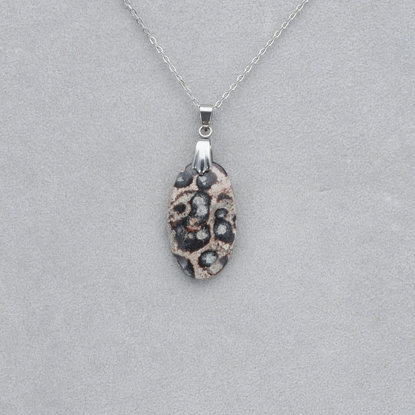 Jaspe Viper Cabochon percé 25