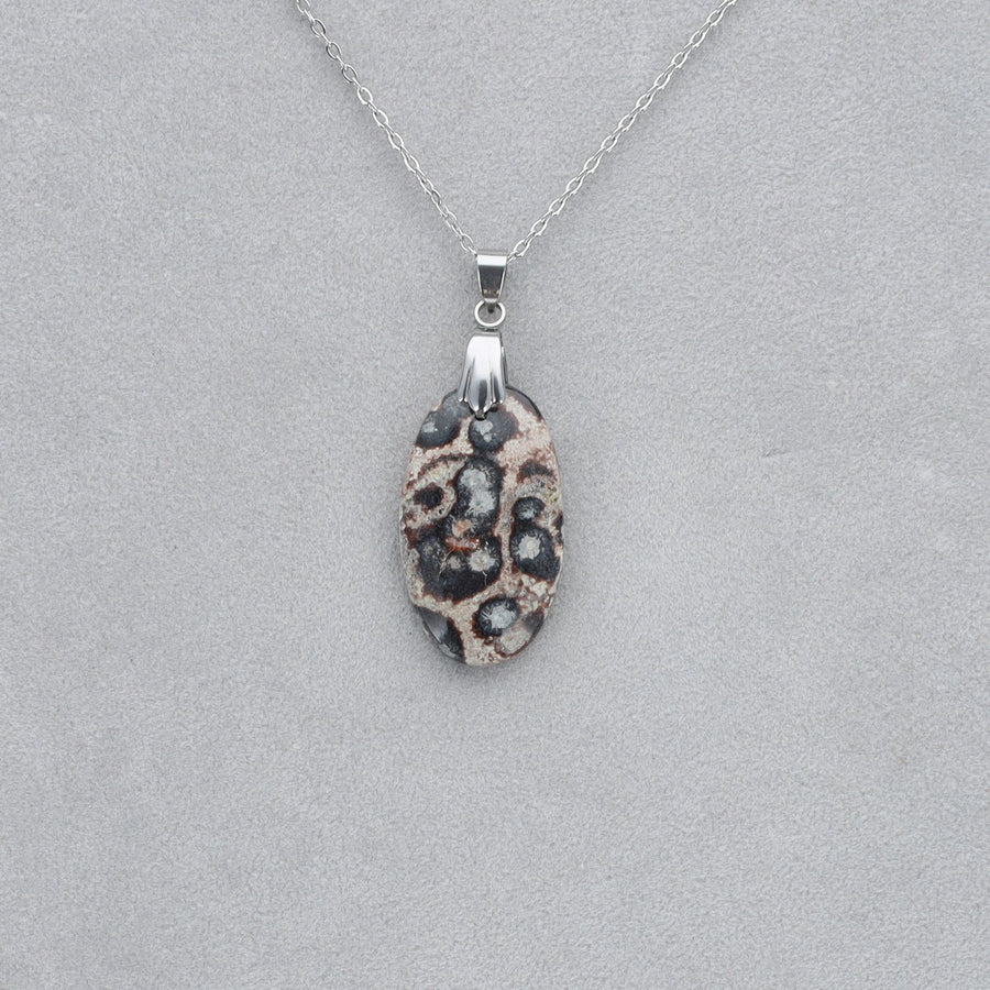 Jaspe Viper Cabochon percé 25