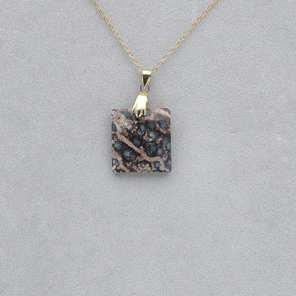 Jaspe Viper Cabochon percé 28