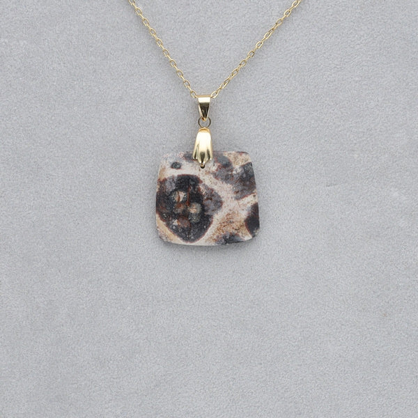 Jaspe Viper Cabochon percé 29