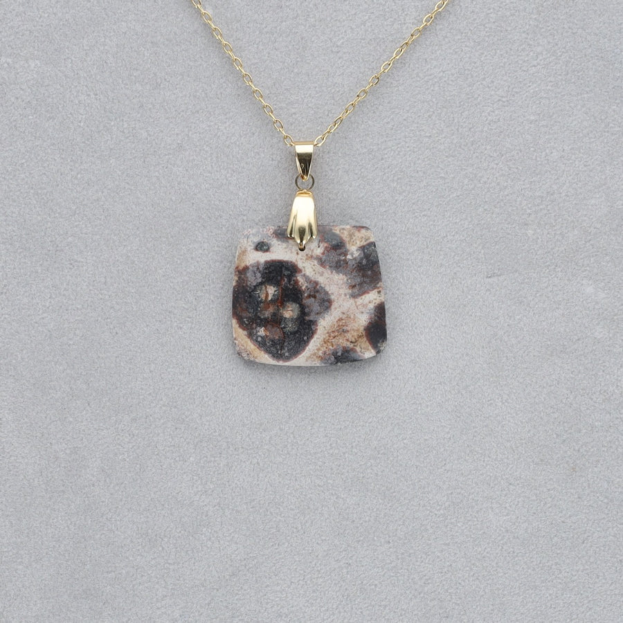 Jaspe Viper Cabochon percé 29