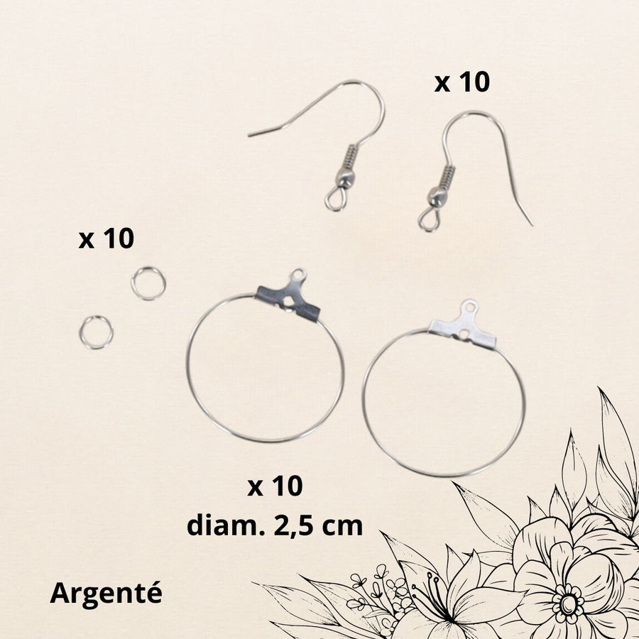 Kit Boucles d'oreilles 12