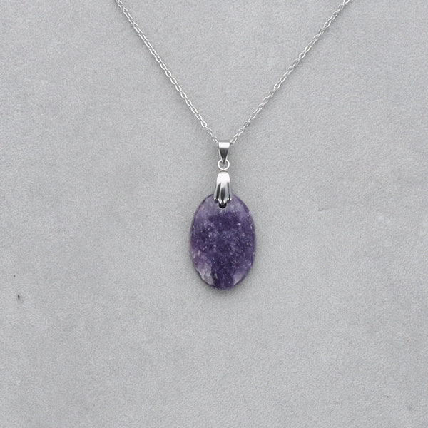 Lépidolite Cabochon percé 43