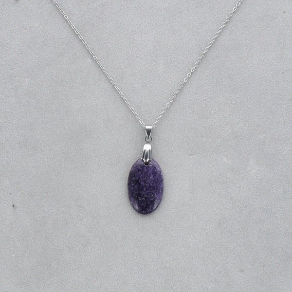 Lépidolite Cabochon percé 54