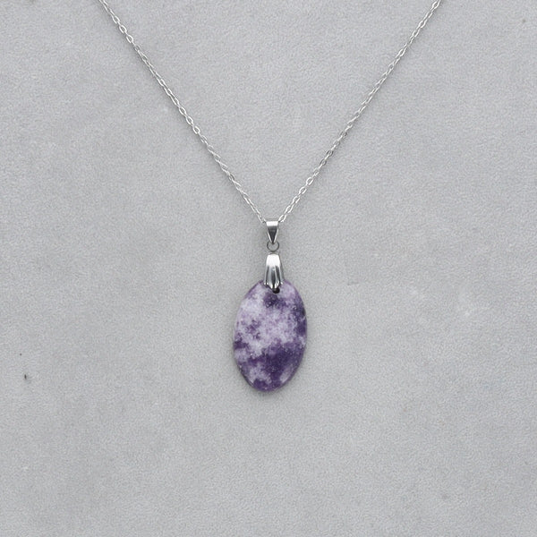 Lépidolite Cabochon percé 56