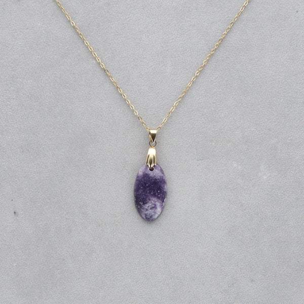 Lépidolite Cabochon percé 59