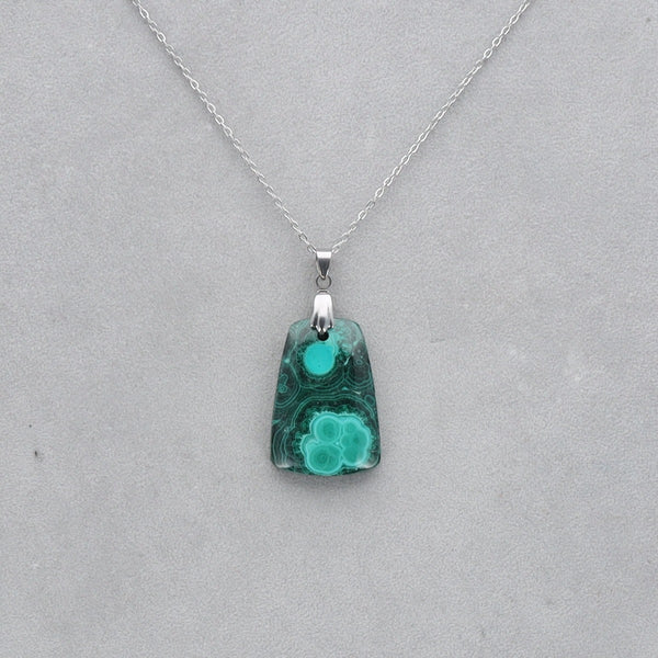 Malachite Chrysocolle percé 24
