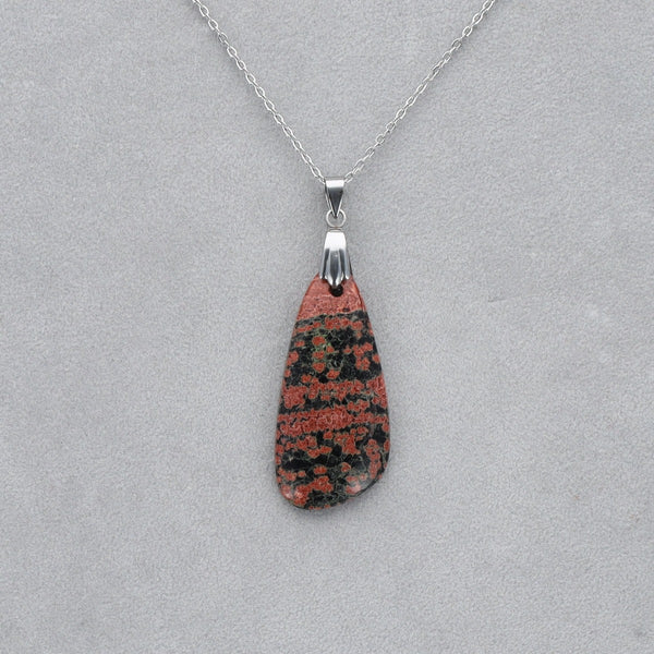Obsidienne Acajou Cabochon percé 4