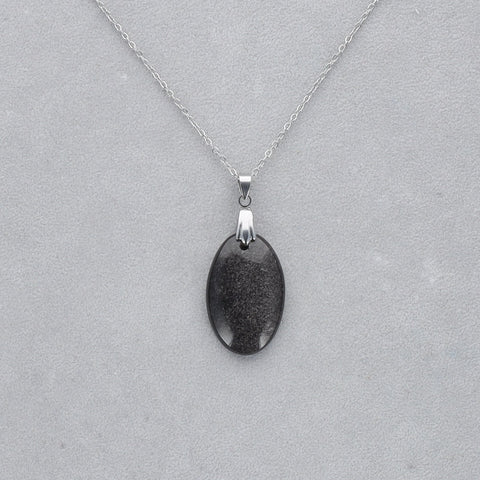 Mandalas  Obsidienne Argentée