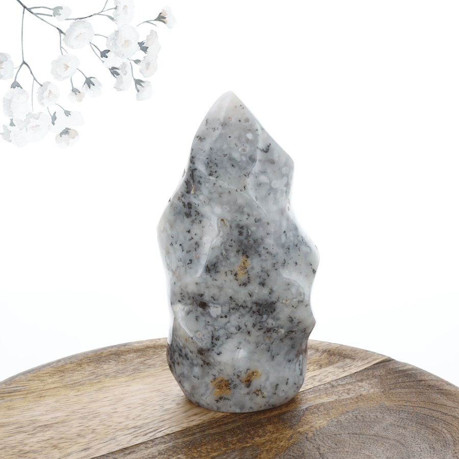 Opale Dendritique  flamme 0.580kg