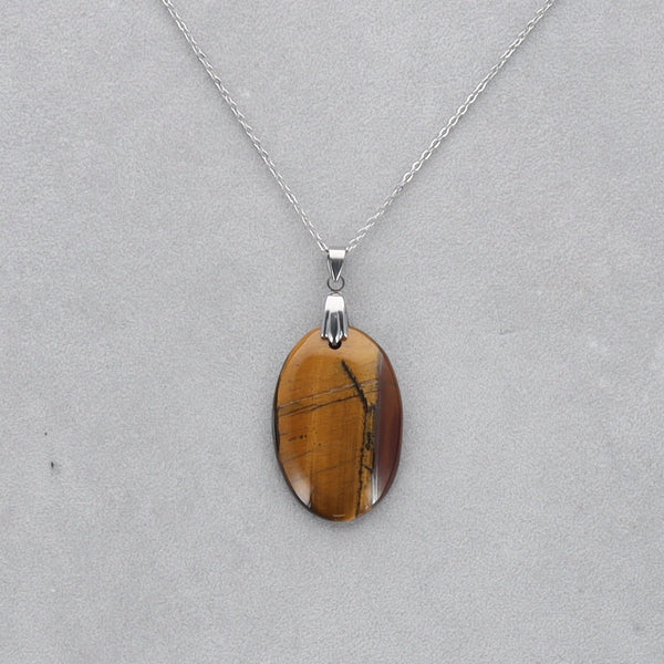Oeil de Tigre Cabochon percé 37